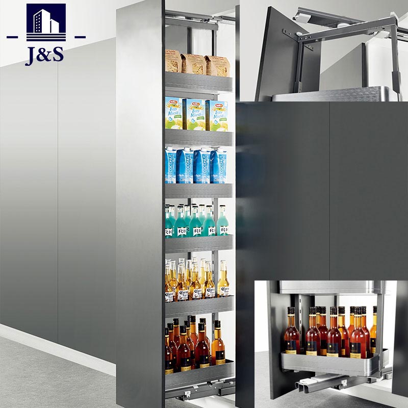 Är Soft Close Revolving Tall Unit Pull Out Pantry Organizer en idealisk lösning för att optimera köksförvaring?
